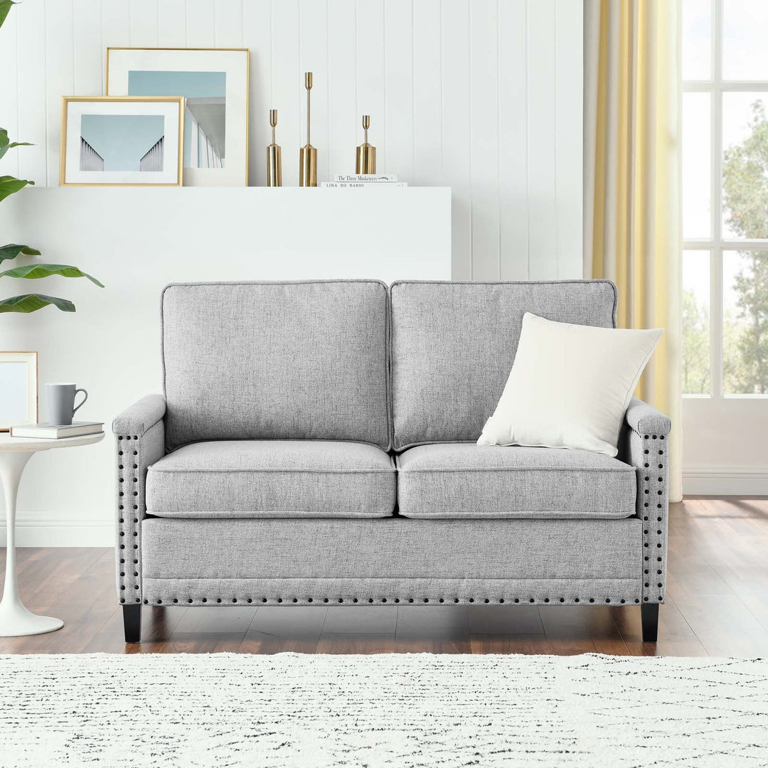 Shonta Upholstered Fabric Loveseat