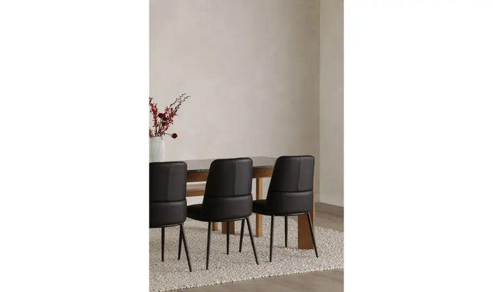 Laso Dining Chair Set of Two - Black
