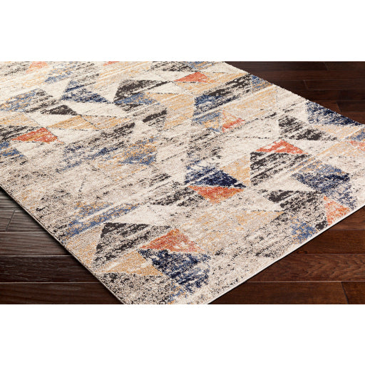 Luminous Berry Elegance Machine Woven Rug