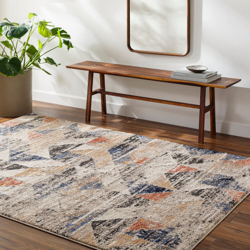 Luminous Berry Elegance Machine Woven Rug