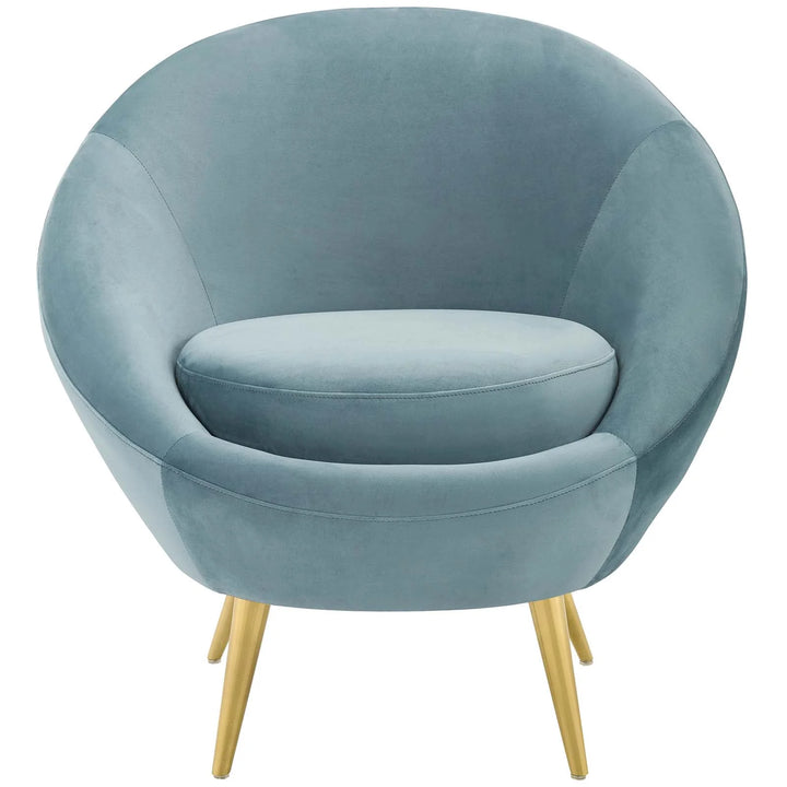 Serca Perfomance Velvet Accent Chair