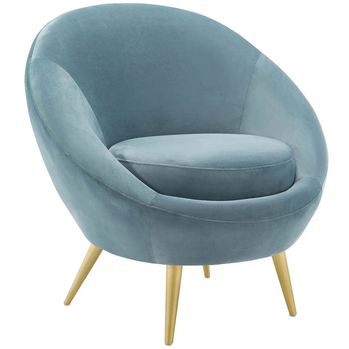 Serca Perfomance Velvet Accent Chair
