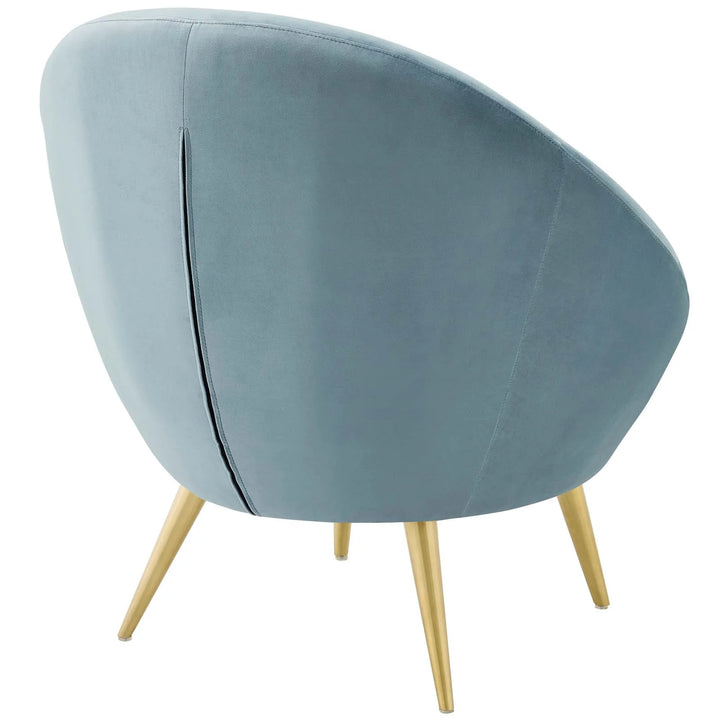 Serca Perfomance Velvet Accent Chair