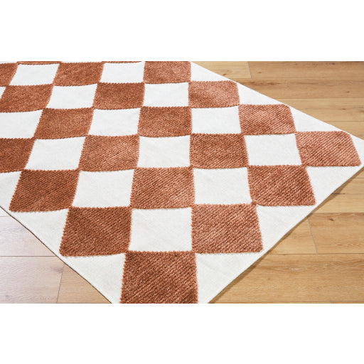 Lyna Loomed Lattice Machine Woven Rug