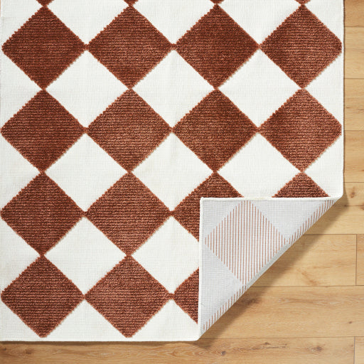 Lyna Loomed Lattice Machine Woven Rug