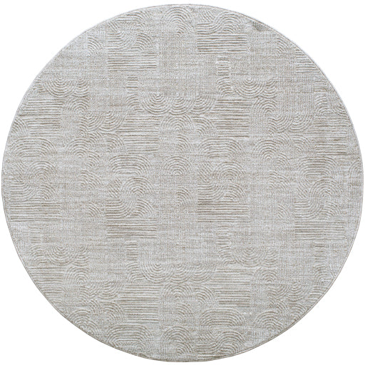 Magnificent Mosaic Machine Woven Rug