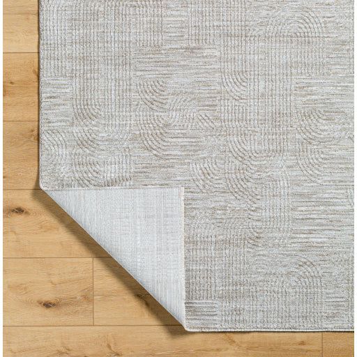 Magnificent Mosaic Machine Woven Rug