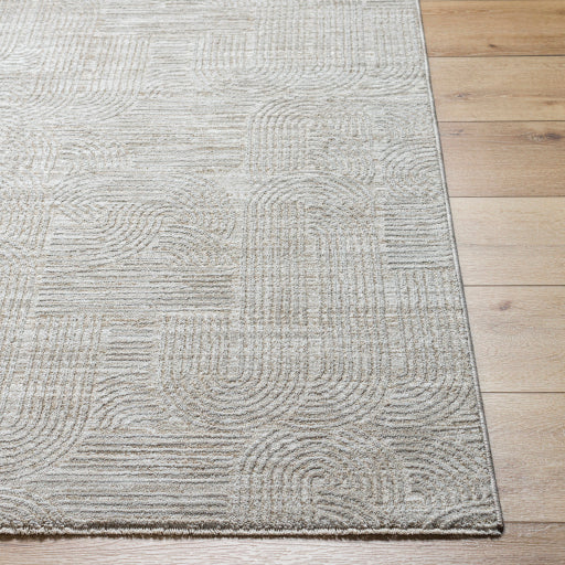 Magnificent Mosaic Machine Woven Rug