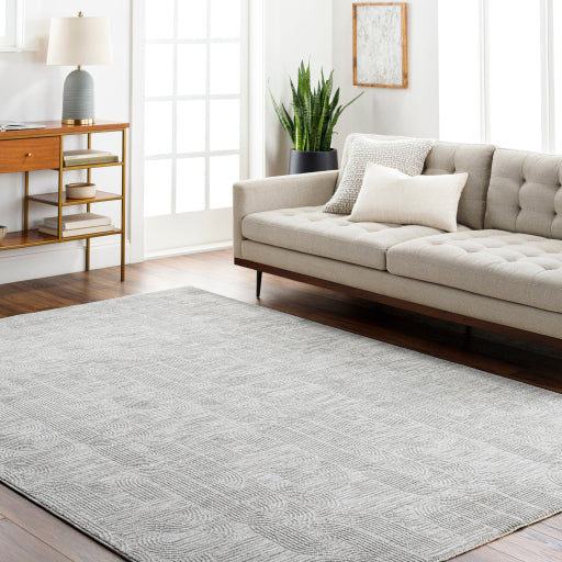 Magnificent Mosaic Machine Woven Rug