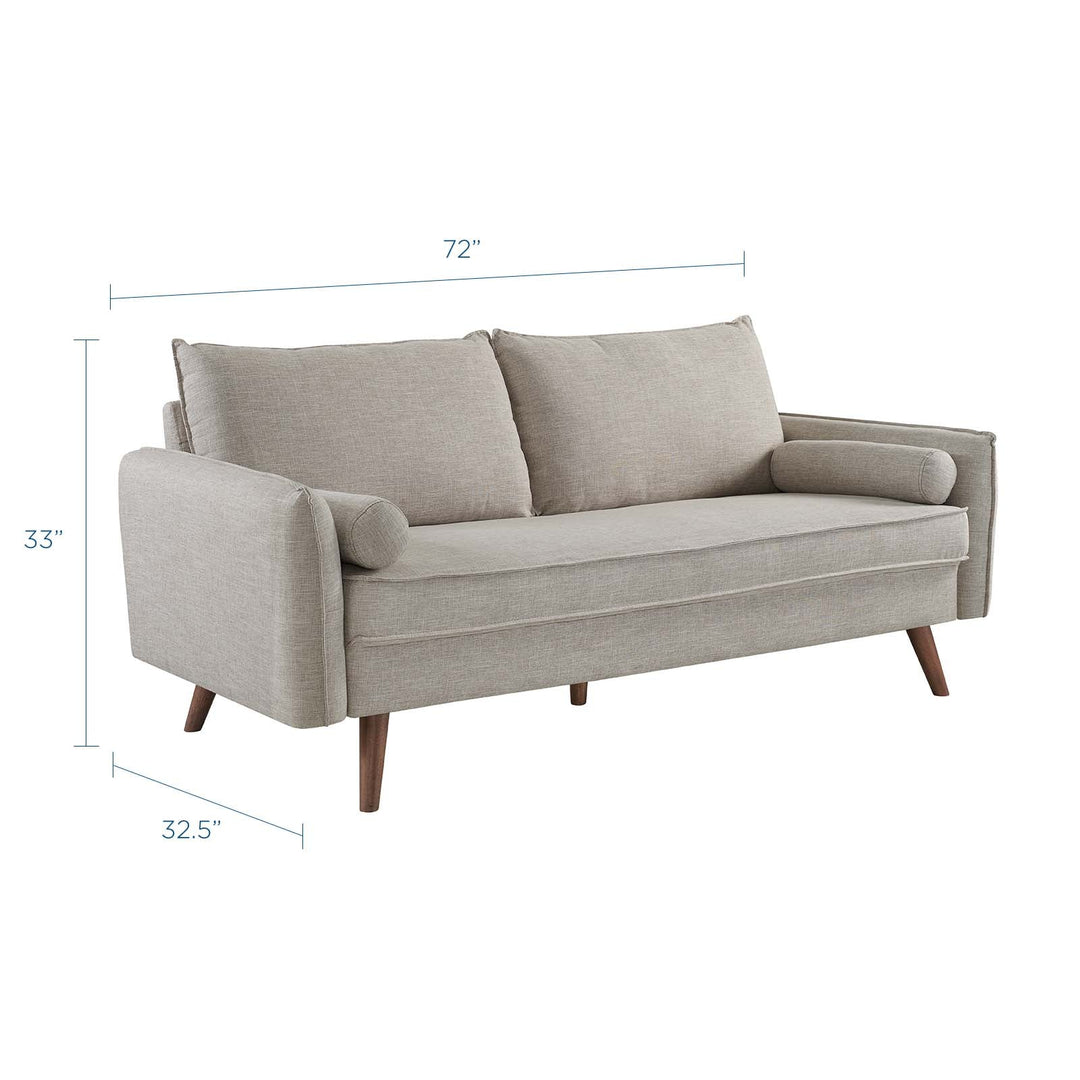 Evie Fabric Sofa  Beige