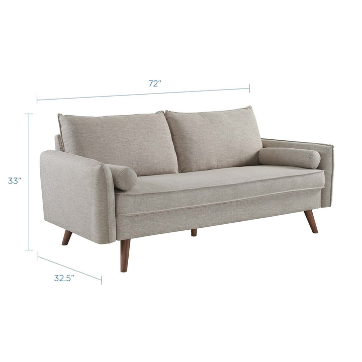 Evie Fabric Sofa  Beige