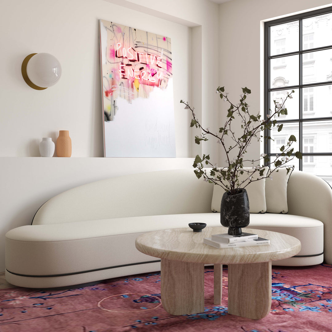 Ashley Concrete Round Coffee Table