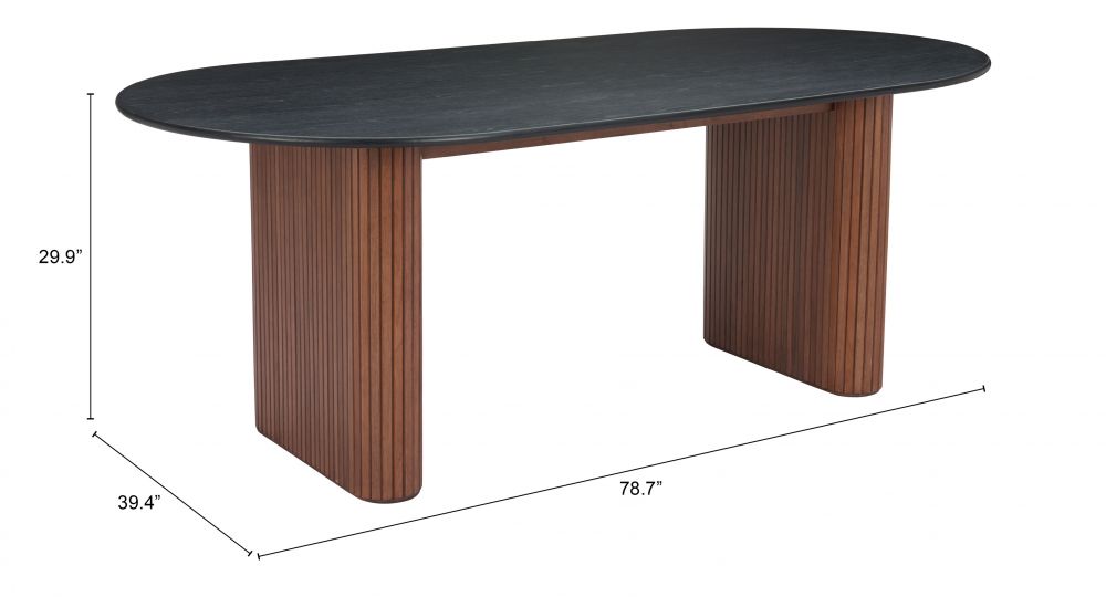 Mid Chic Cruved Edge Table
