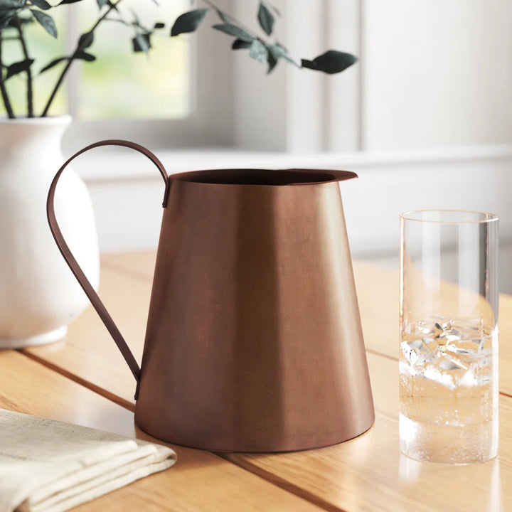 Calandra Copper Short Pitcher