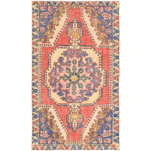 Antique Original Oriental Oasis Handcrafted Carpet