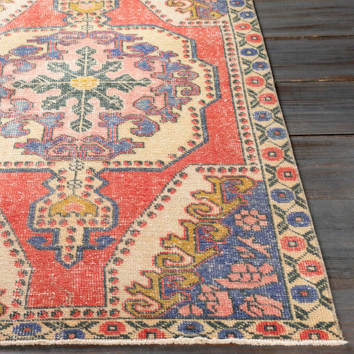Antique Original Oriental Oasis Handcrafted Carpet