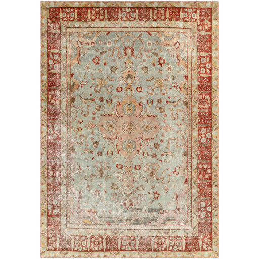 Antique Original Oasis OOAK-1217 Handcrafted Rug