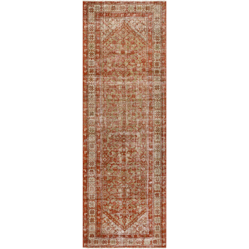 Antique One of a Kind Oriental Ornamentation Handmade Runner