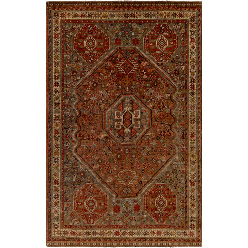 Antique One of a Kind Oriental Oasis Handmade Rug