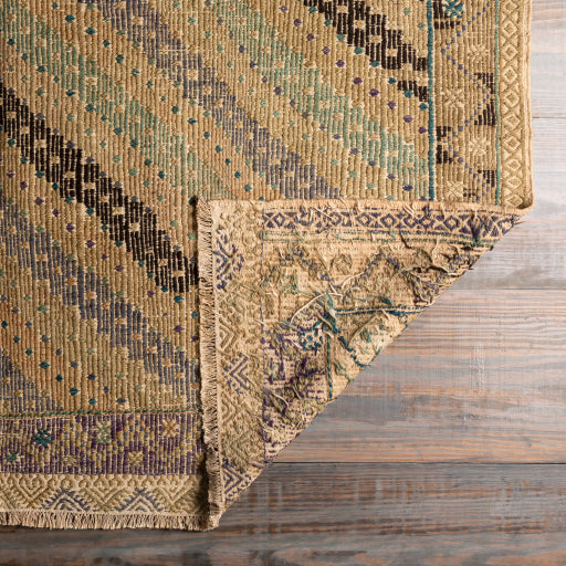 Antique One of a Kind Opulent Oasis Handmade Rug