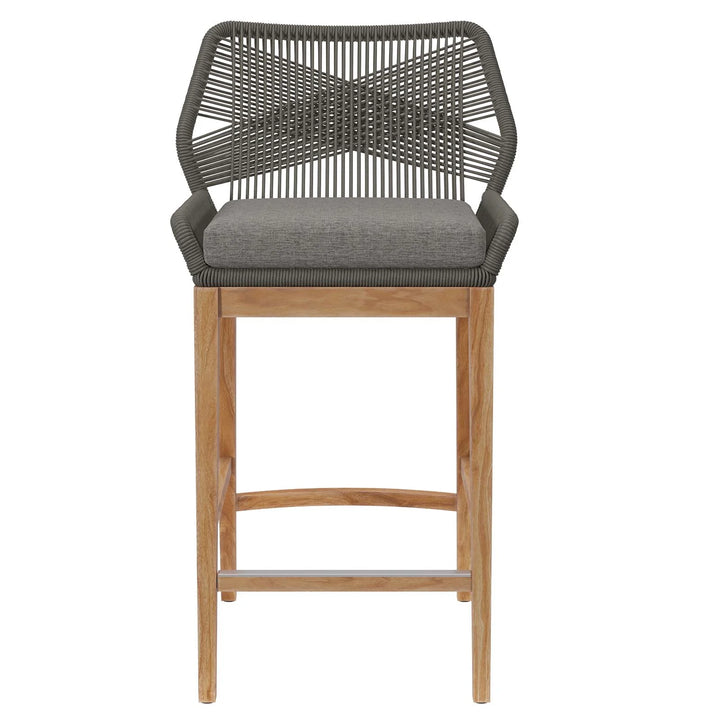 Wren Outdoor Bar Stool - Gray
