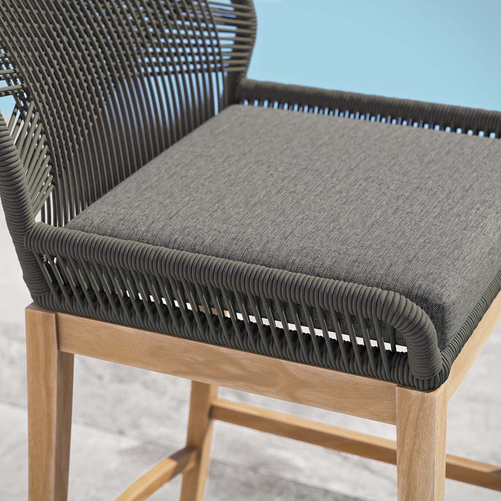 Wren Outdoor Bar Stool - Gray