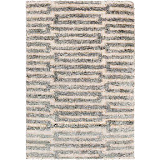 Platinum Posh Palatial Handcrafted Rug