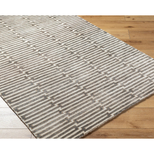 Platinum Posh Palatial Handcrafted Rug