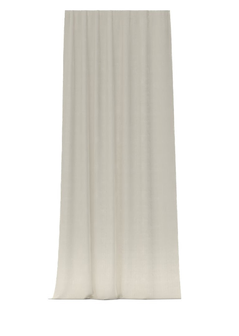 Jep Linen Blended Semi Sheer Rod Pocket Curtain Pair