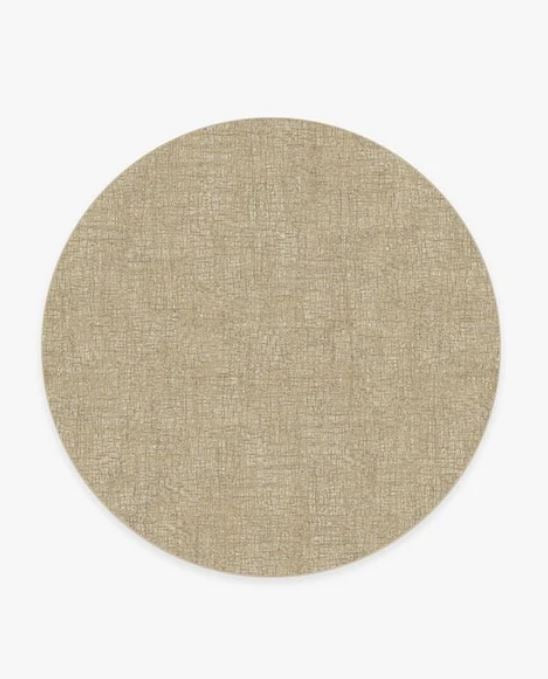 Crosshatch Natural Rug-6'x6'