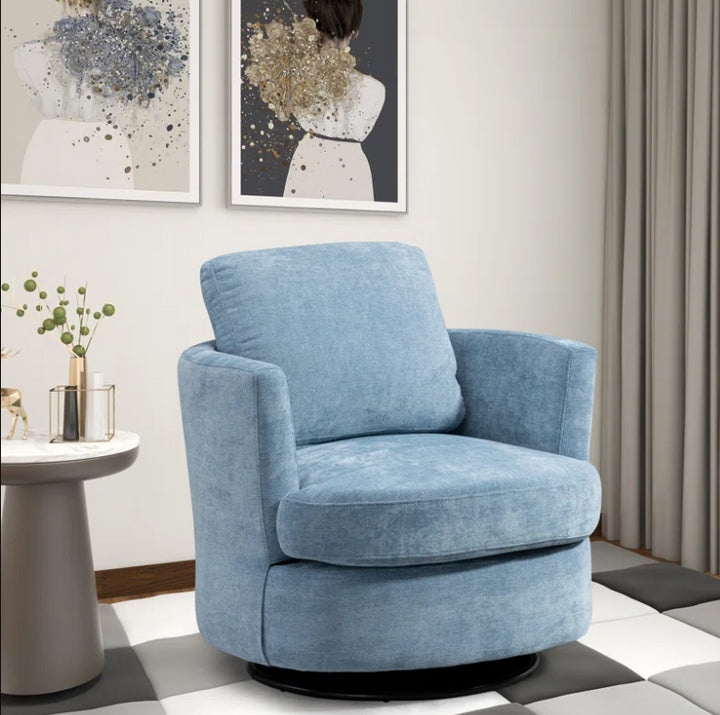 Ottelia 32.2 Wide Swivel Barrel Chair