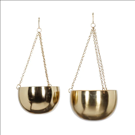 Benally Iron Hanging Planter Set Large