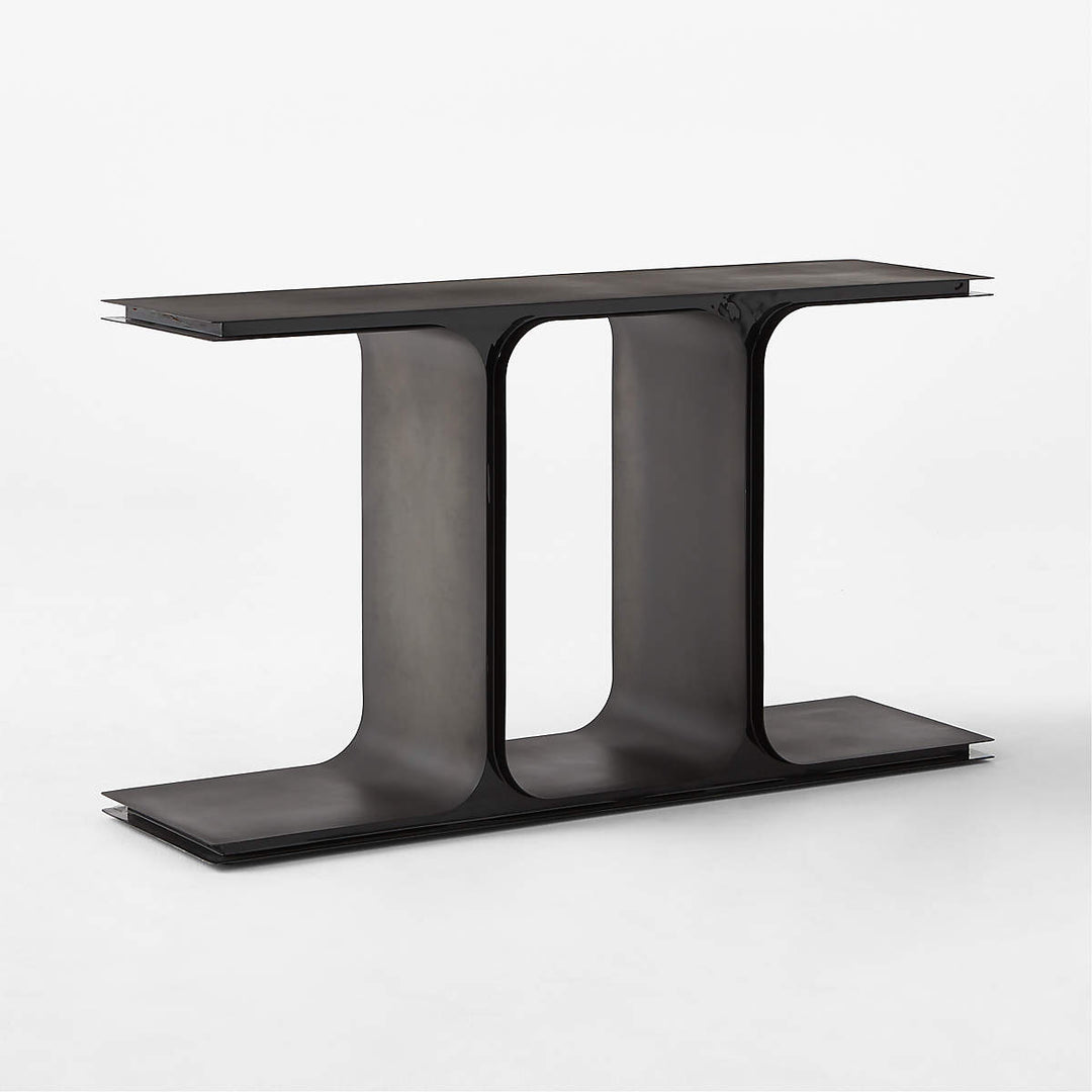 IPSILON BLACK METAL CONSOLE TABLE