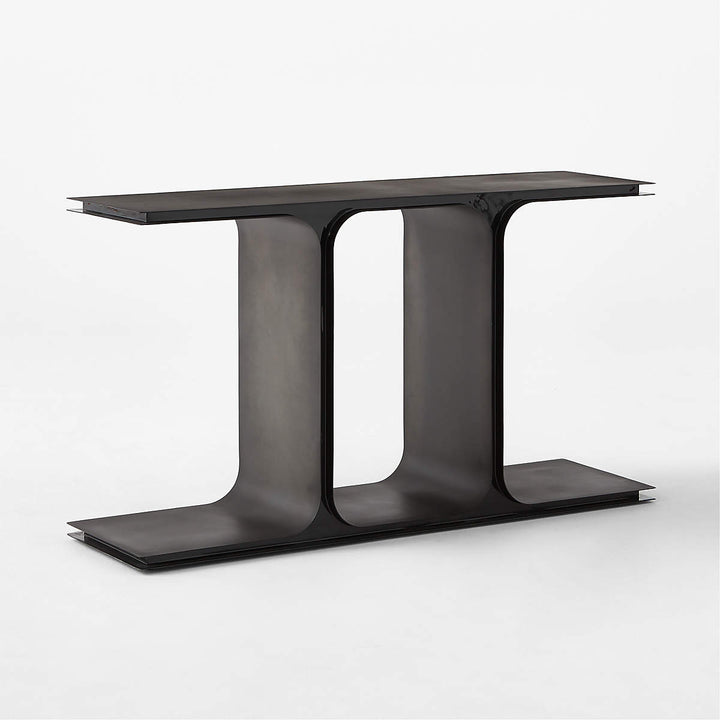 IPSILON BLACK METAL CONSOLE TABLE