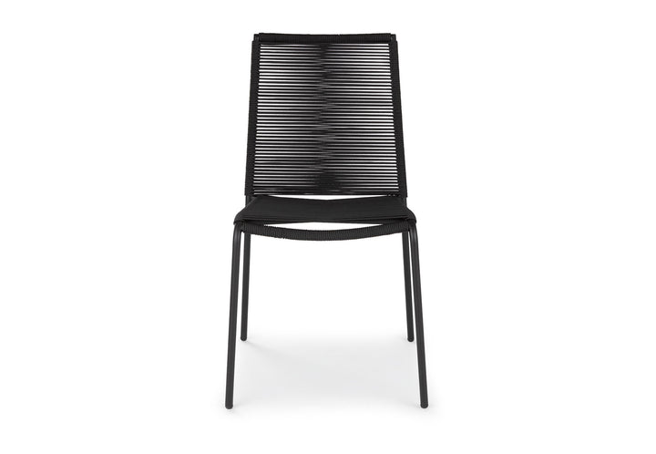 Zina Ember Black Dining Chair Set Of 2
