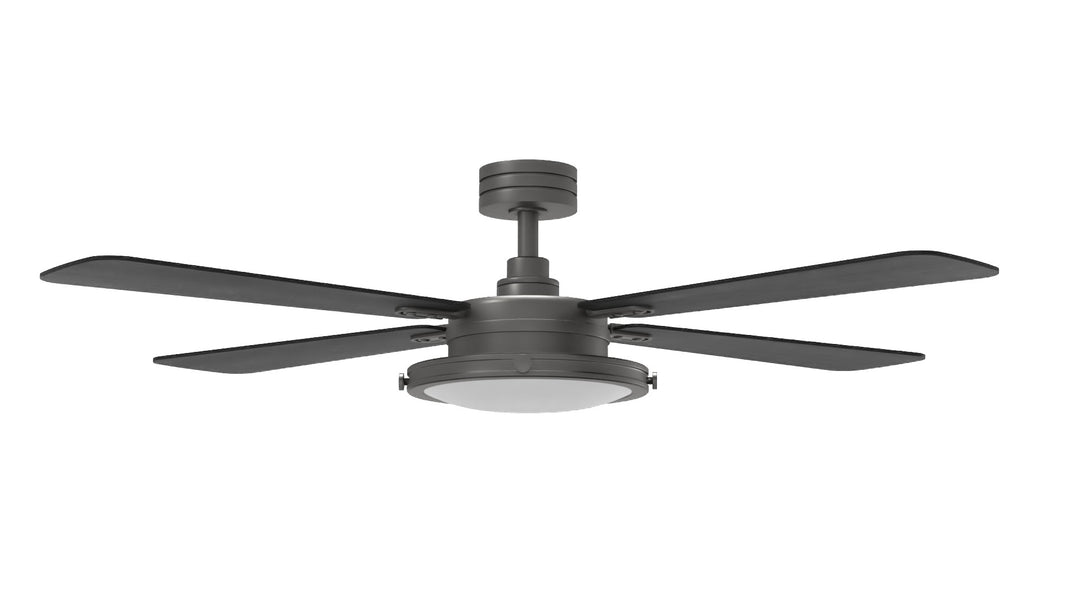 Genevieve Led Ceiling Fan Pewter Matte Black