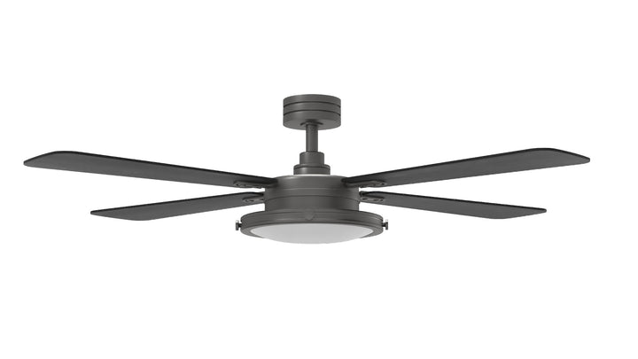 Genevieve Led Ceiling Fan Pewter Matte Black