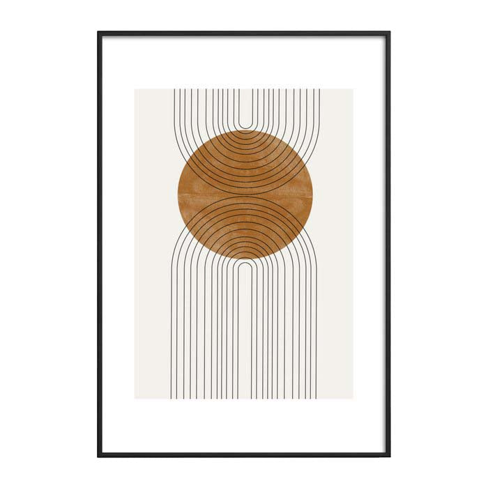 Abstract Flow Framed Art Print 13"x19"