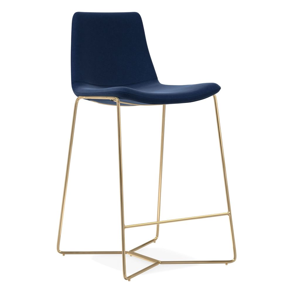 Slope Upholstered Bar and Counter Stools