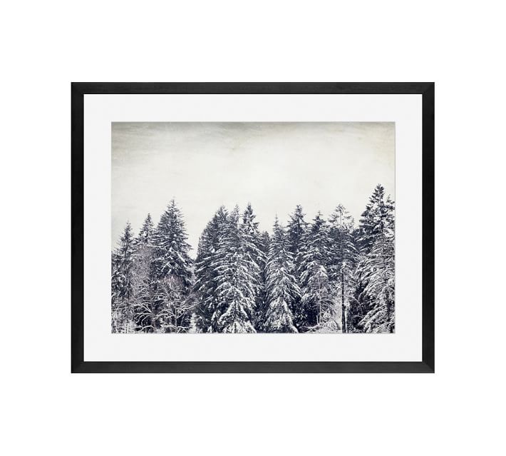 Pacific Snow Paper Print By Lupen Grainne With Frame