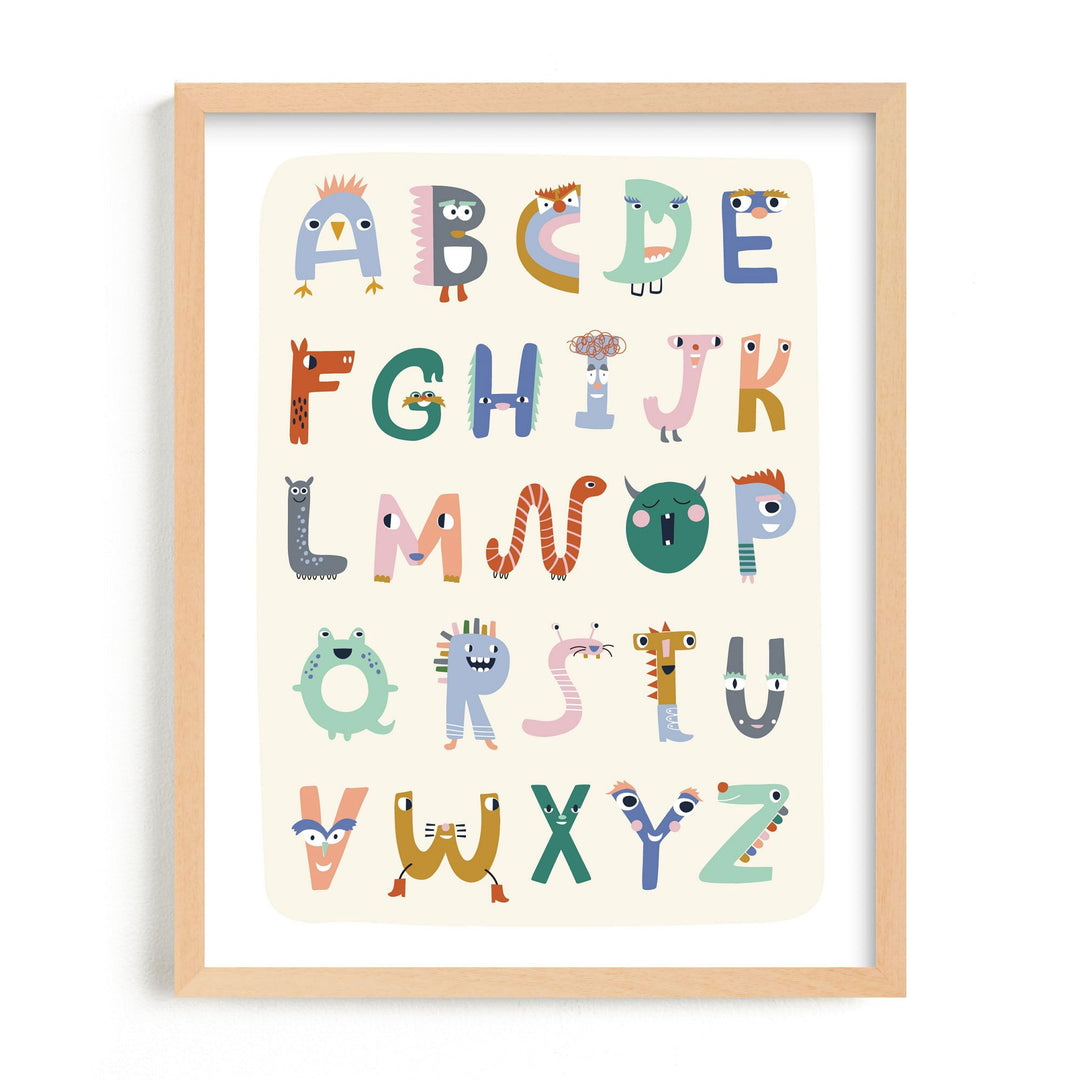 ABC Buddies Framed Wall Art-18"x24"