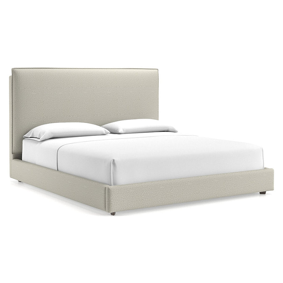 Lotus Upholstered King Bed with 53.5" Headboard