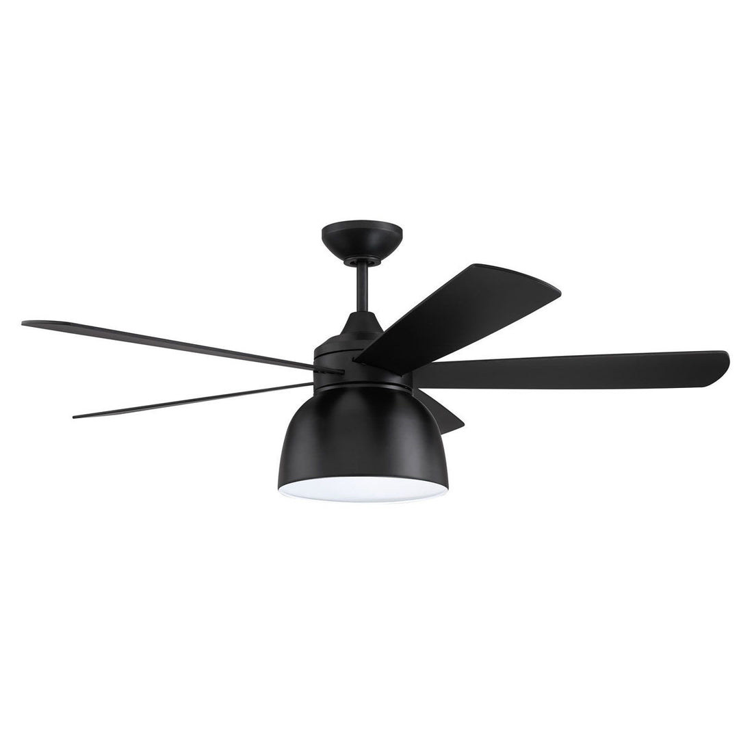 52" Led Century Indoor Outdoor Ceiling Fan Black