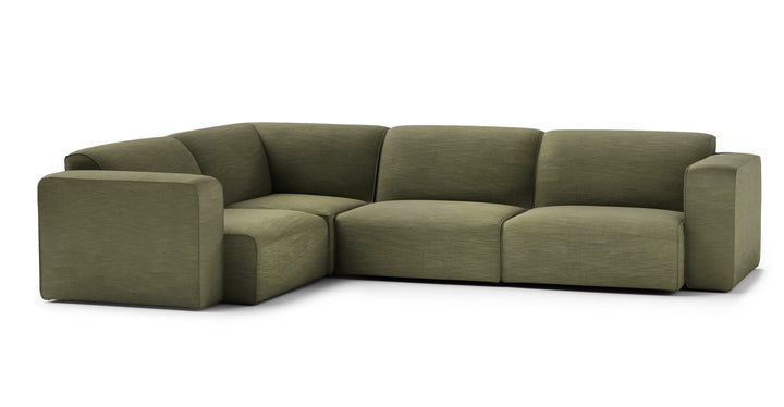 Sanna Magnet Green Right Corner Sectional