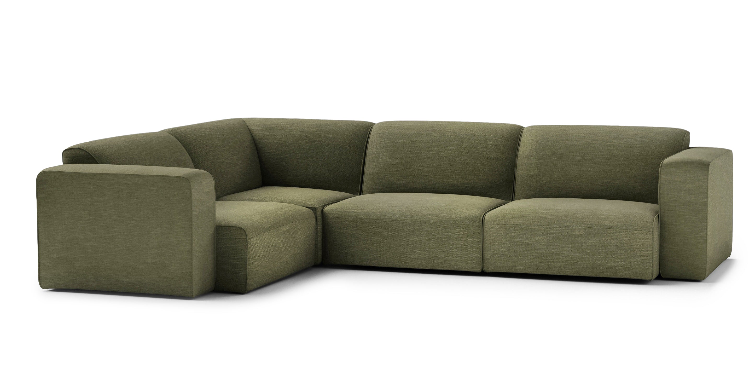 Sanna Magnet Green Right Corner Sectional – Spacejoy
