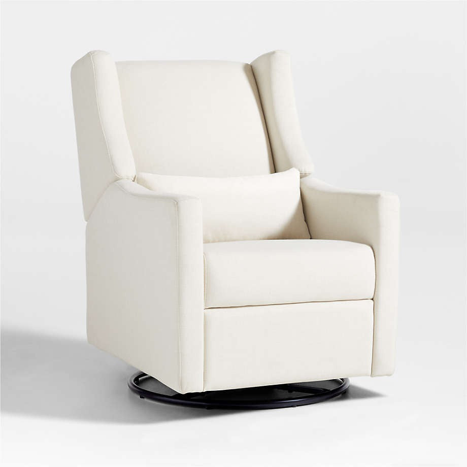 Babyletto Kiwi Cream Electronic Swivel Glider Power Recliner Nursery Chair