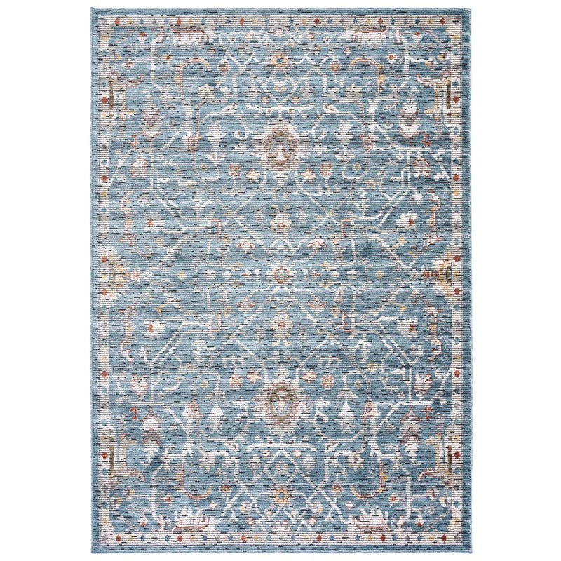 Sierra Oriental Blue Ivory Area Rug 8'x10'