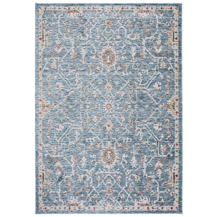 Sierra Oriental Blue Ivory Area Rug 8'x10'