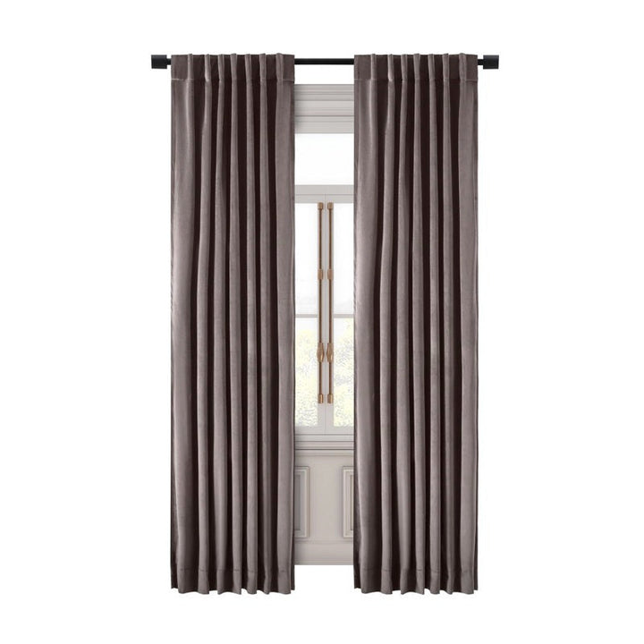 Premium Velvet Myreon Thermal Rod Pocket Curtain Panel 84"