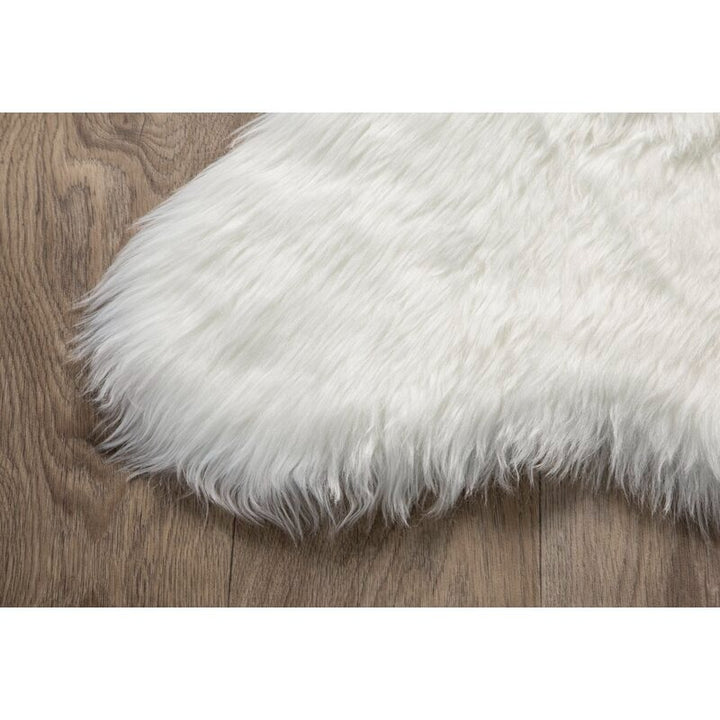 Ahamed White Area Rug 3'3" x 4'7"